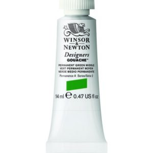 Alternative view of WN Designers gouache 484 Permanent green middle