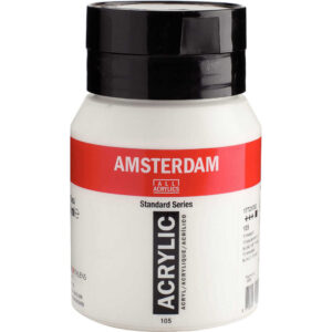 Amsterdam 105 Titanium white - 500ml