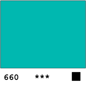 Liquitex akryyliguassi 660 Bright aqua green