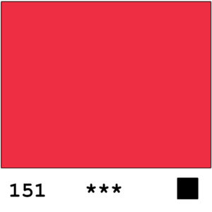 Liquitex akryylitussi 151 Cadmium red medium hue