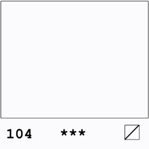 Rembrandt akryyli 40ml 104 Zinc White 40ml