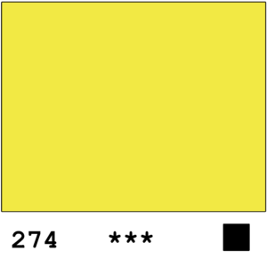 Rembrandt akryyli 40ml 274 Nickel Titanium Yellow 40ml
