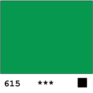 Rembrandt akryyli 40ml 615 Emerald Green 40ml