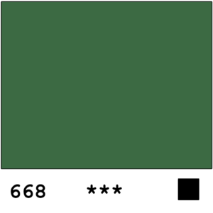 Rembrandt akryyli 40ml 668 Chromium Oxide Green 40ml