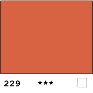 Rembrandt akvarelli 229 Quinacridone Orange