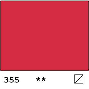 Rembrandt akvarelli 355 Naphtrol Red Bluish