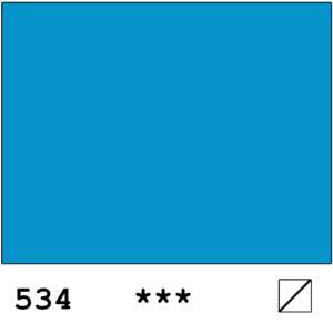 Rembrandt akvarelli 534 Cerulean Blue