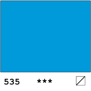 Rembrandt akvarelli 535 Cerulean Blue (Phthalo)