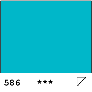 Rembrandt akvarelli 586 Cobalt Turquoise Blue