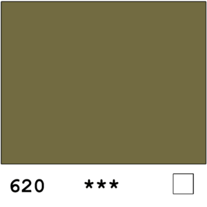 Rembrandt akvarelli 620 Olive Green
