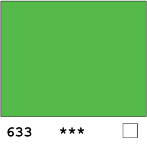 Rembrandt akvarelli 633 Permanent Yellowish Green