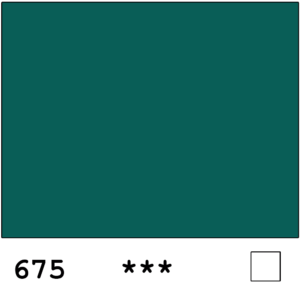 Rembrandt akvarelli 675 Phthalo Green