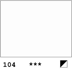 Rembrandt öljy 40ml 104 Zinc White (saff öljy)