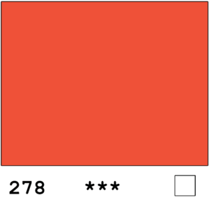 Van Gogh akvarellivarelli 278 Pyrrole Orange
