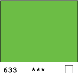 Van Gogh akvarellivarelli 633 Permanent Yellowish Green