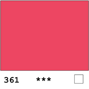 White Nights akvarelli 361 Quinacridone Red