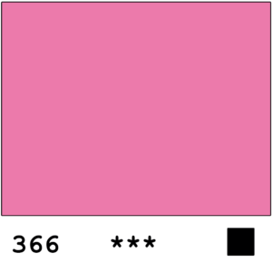 White Nights akvarelli 366 Pink Peony