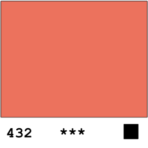 White Nights akvarelli 432 Maroon