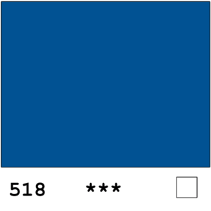 White Nights akvarelli 518 Prussian blue