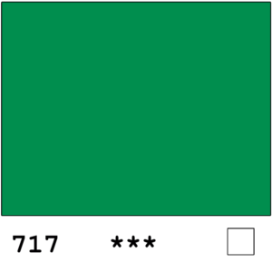 White Nights akvarelli 717 Green light