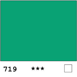 White Nights akvarelli 719 Green original