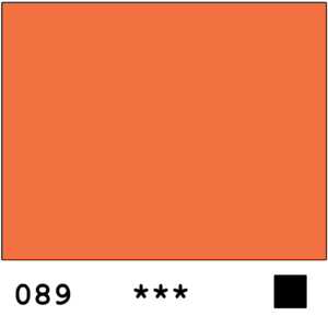 WN Designers gouache 089 Cadmium orange