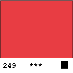 WN Designers gouache 249 Flame red