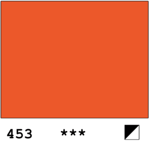 WN Designers gouache 453 Orange lake light