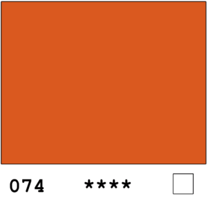 Winsor&Newton Professional akvarelli 074 Burnt sienna