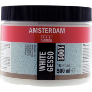 Amsterdam 1001 valkoinen gesso