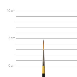 DR System 3 50-01 keinokuitusivellin pyöreä pitkäkarvainen