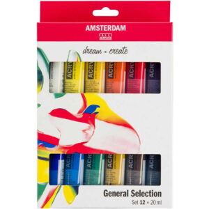 Amsterdam akryylivärit 12x20ml