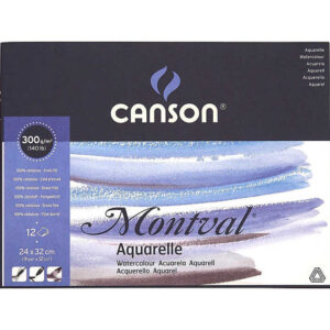 Canson Montval puolikarkea akvarellilehtiö