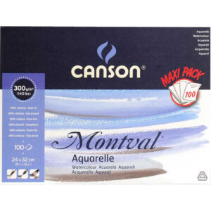 Canson Montval 300g puolikarkea, jumbo 100 sivua