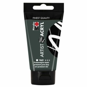 Marabu Artist akryyli 969 permanent green deep 75ml