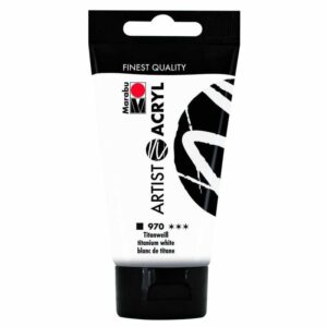 Marabu Artist akryyli 970 titanium white 75ml