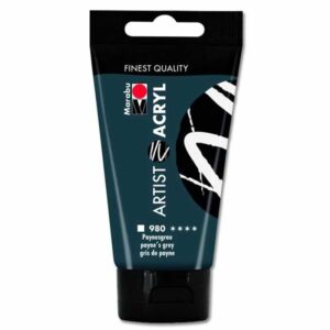 Marabu Artist akryyli 980 payne‘s grey 75ml