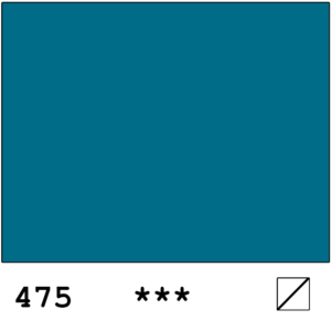 Horadam akvarelli 475 Helio turquoise