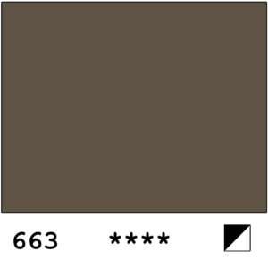 Horadam akvarelli 663 Sepia brown