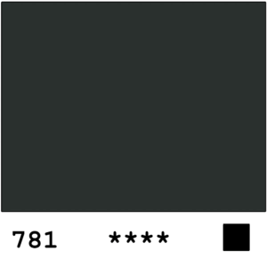 Horadam akvarelli 781 Lamp black