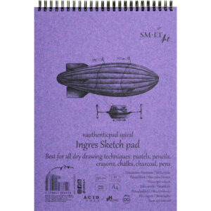 SMLT Ingres sketch pad 130g kierreselkä 30 sivua