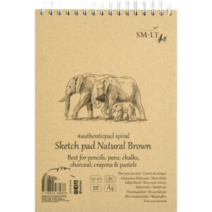 SMLT Sketch pad 135g kierreselkä 80 sivua