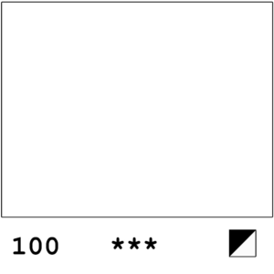 White Nights akvarelli 100 Zink White