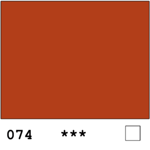 WN Winton öljyväri 074 Burnt sienna
