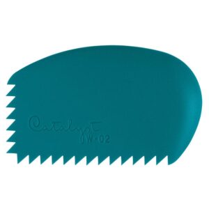 Wedge kuviointikampa W-02 Sininen