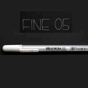 Gelly Roll valkoinen geelikynä 0,3mm Fine 05