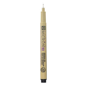 Pigma Micron (03) musta 0,35 mm