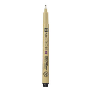 Pigma Micron (10) musta 0,6 mm