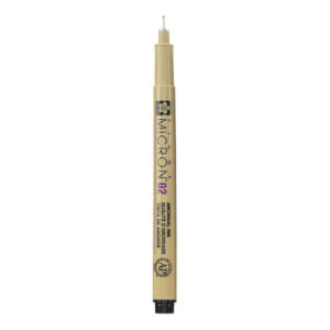 Pigma Micron (02) musta 0,3 mm