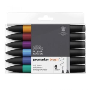 Promarker Brush Rich tones 6-lajitelma